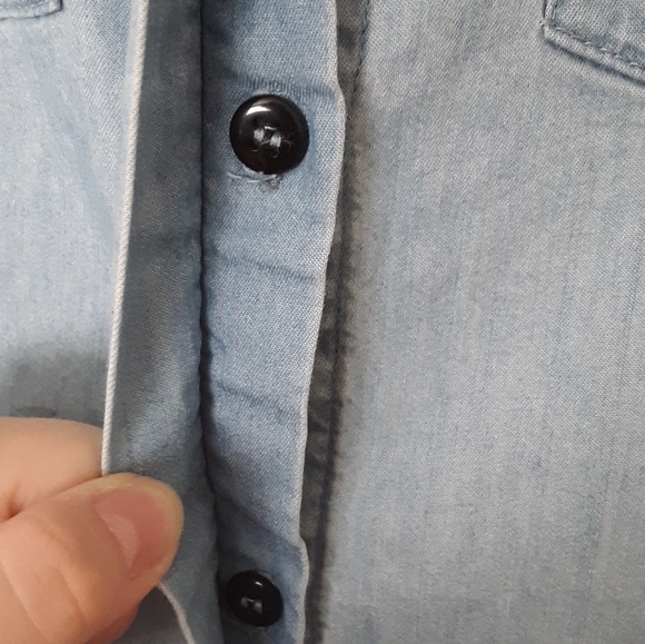 Jean Button Up Top - Picture 2 of 3